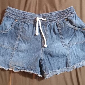 Denim Blue Women's Shorts